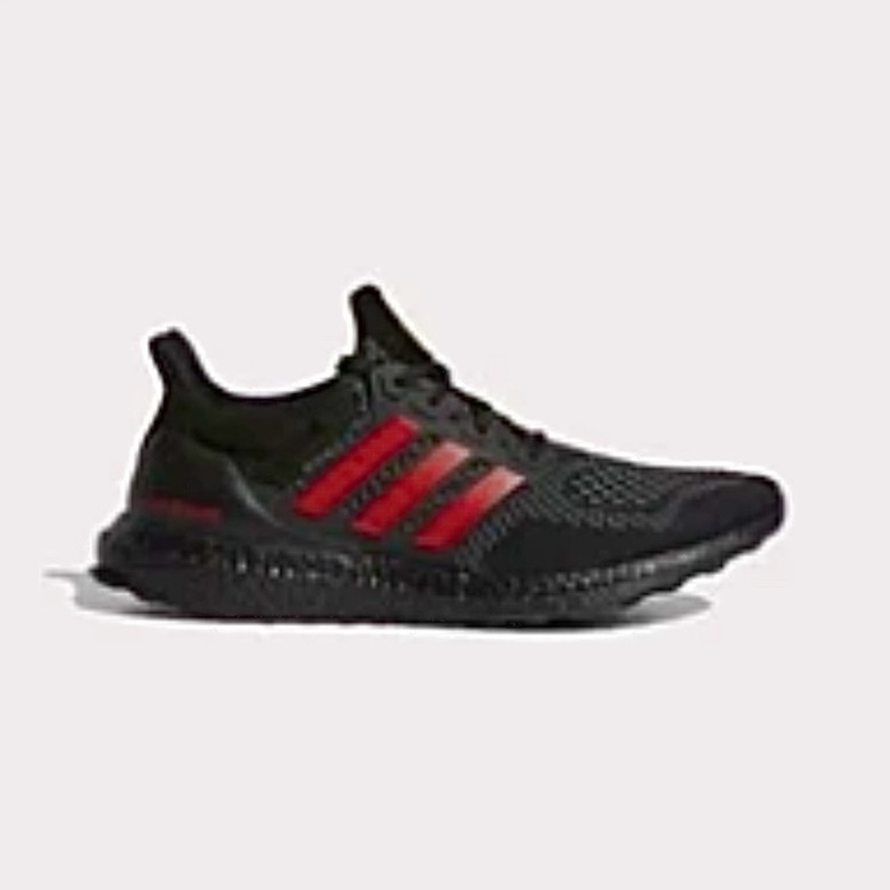 Adidas Ultraboost Black with Red Stripes!
